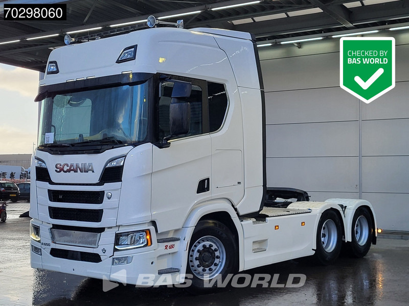 Scania R650 R 6X4 Full-Air! Retarder ACC Hydraulik Leder Navi Euro 6 - Камион влекач: слика 1 Scania R650 R 6X4 Full-Air! Retarder ACC Hydraulik Leder Navi Euro 6 - Камион влекач: слика 1