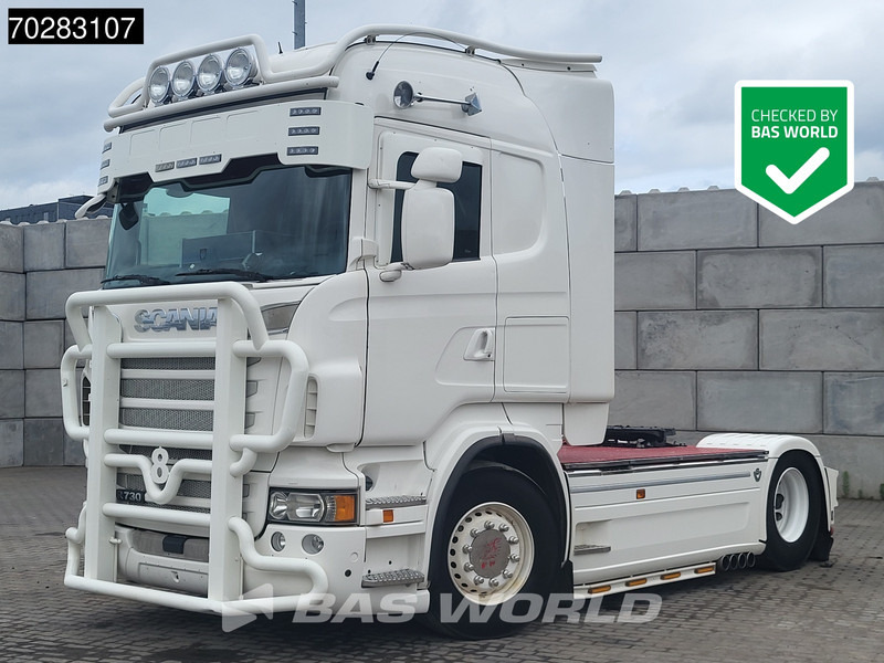 Scania R730 4X2 Full- Air Open-Exhaust Euro 5 Standklima - Камион влекач: слика 1 Scania R730 4X2 Full- Air Open-Exhaust Euro 5 Standklima - Камион влекач: слика 1