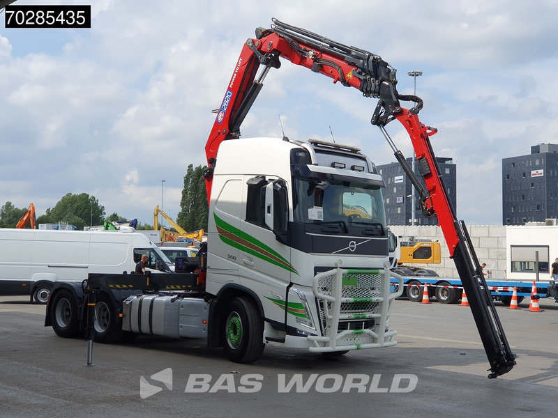 Камион влекач Volvo FH 500 FH 6X4 Full-Air Liftachse HMF 2820K-RCS Crane+JIB Remote Control I-ParkCool VDS LED Kran: слика 7