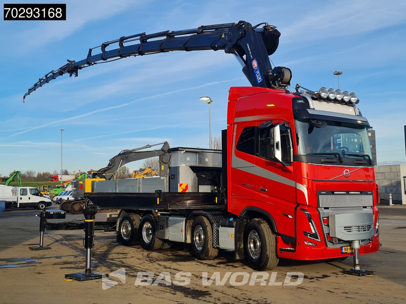 Volvo FH16 650 FH16 8X2 Tractorhead HMF 7020K-RCS Crane + Fly-Jib Lift+Steering Axle Navi ACC - Камион влекач: слика 3 Volvo FH16 650 FH16 8X2 Tractorhead HMF 7020K-RCS Crane + Fly-Jib Lift+Steering Axle Navi ACC - Камион влекач: слика 3