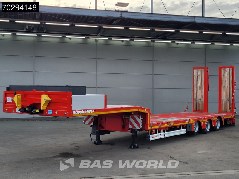 Kässbohrer LB3E 3 axles Steering+Lift Axle Extendable Ramps - Полуприколка за низок утовар: слика 3 Kässbohrer LB3E 3 axles Steering+Lift Axle Extendable Ramps - Полуприколка за низок утовар: слика 3