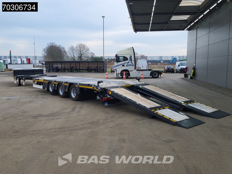 Kässbohrer LB3E NEW Steering+Lift Axle Extendable Ramps - Полуприколка за низок утовар: слика 3 Kässbohrer LB3E NEW Steering+Lift Axle Extendable Ramps - Полуприколка за низок утовар: слика 3