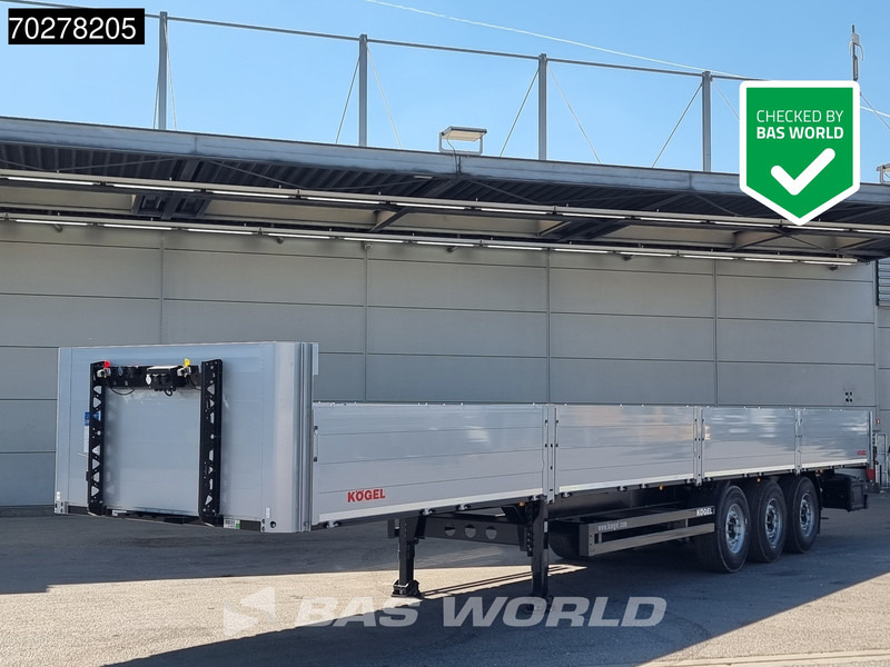 Kögel S24-1 OPEN Liftachse Bordwände - Полуприколка платформа: слика 1 Kögel S24-1 OPEN Liftachse Bordwände - Полуприколка платформа: слика 1