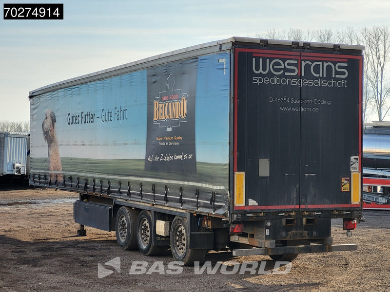 Krone SD 3 axles Forklift Lift+Lenkachse Kooiaap Palettenkasten SAF Sliding Roof - Полуприколка со церада: слика 2 Krone SD 3 axles Forklift Lift+Lenkachse Kooiaap Palettenkasten SAF Sliding Roof - Полуприколка со церада: слика 2