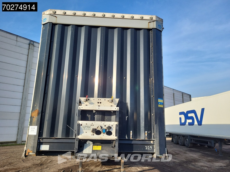 Krone SD 3 axles Forklift Lift+Lenkachse Kooiaap Palettenkasten SAF Sliding Roof - Полуприколка со церада: слика 3 Krone SD 3 axles Forklift Lift+Lenkachse Kooiaap Palettenkasten SAF Sliding Roof - Полуприколка со церада: слика 3