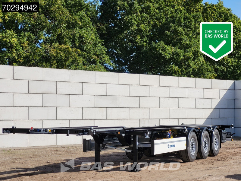 Krone SD NEW 20ft 30ft 40ft Liftachse - Транспортер на контејнер/ Полуприколка со променливо тело: слика 1 Krone SD NEW 20ft 30ft 40ft Liftachse - Транспортер на контејнер/ Полуприколка со променливо тело: слика 1