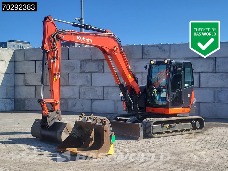 Kubota KX080-4 A/C - 3 BUCKETS - Мини багер: слика 1 Kubota KX080-4 A/C - 3 BUCKETS - Мини багер: слика 1