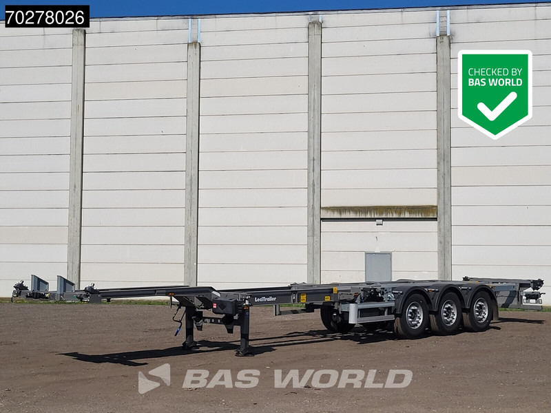 Lecitrailer SR3EC 3 axles UNUSED Liftachse Multi'45 - Транспортер на контејнер/ Полуприколка со променливо тело: слика 1 Lecitrailer SR3EC 3 axles UNUSED Liftachse Multi'45 - Транспортер на контејнер/ Полуприколка со променливо тело: слика 1