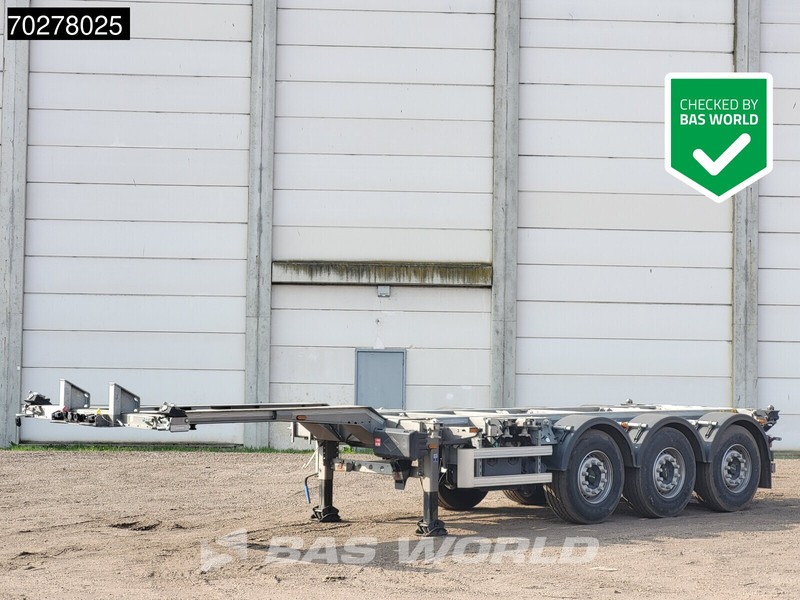 Lecitrailer SR3EC 3 axles UNUSED Liftachse Multi'45 - Транспортер на контејнер/ Полуприколка со променливо тело: слика 1 Lecitrailer SR3EC 3 axles UNUSED Liftachse Multi'45 - Транспортер на контејнер/ Полуприколка со променливо тело: слика 1