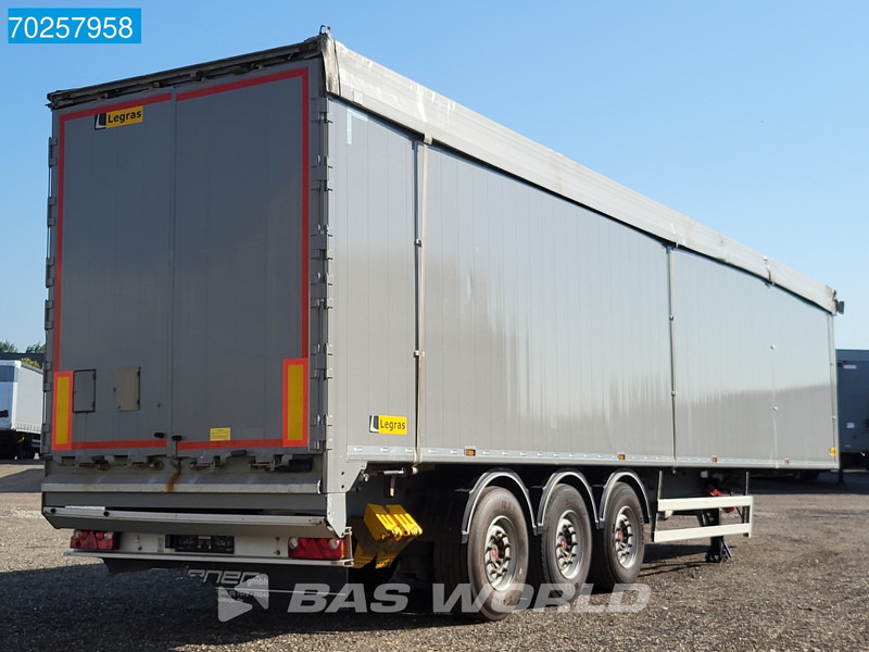Полуприколка со подвижен под за истовар Legras C03S 3 axles 83m3 Side Doors: слика 10