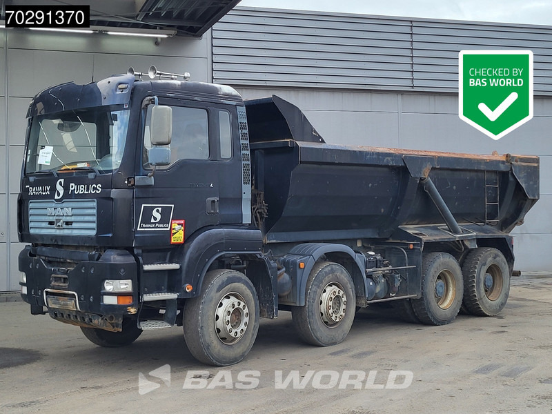 MAN TGA 35.480 8X4 BROKEN ENGINE! 16m3 tipper Steel suspension Manual Retarder Euro 2 - Кипер: слика 2 MAN TGA 35.480 8X4 BROKEN ENGINE! 16m3 tipper Steel suspension Manual Retarder Euro 2 - Кипер: слика 2