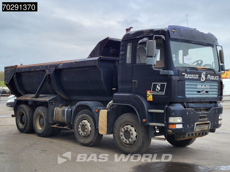 MAN TGA 35.480 8X4 BROKEN ENGINE 16m3 tipper Steel suspension Manual Retarder Euro 2 - Кипер: слика 3 MAN TGA 35.480 8X4 BROKEN ENGINE 16m3 tipper Steel suspension Manual Retarder Euro 2 - Кипер: слика 3
