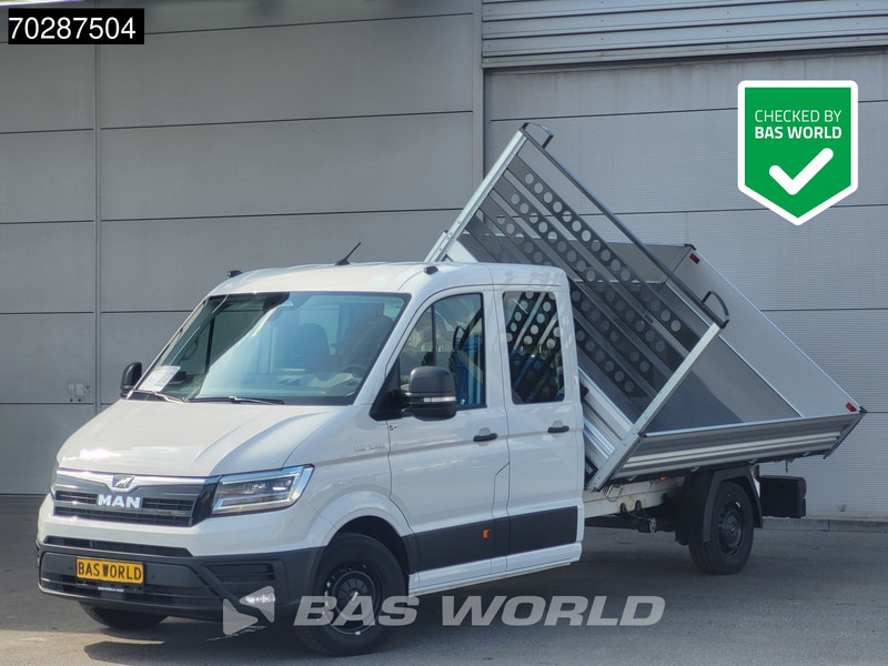 MAN TGE 3.180 Drie-Zijdige Automaat Kipper 2025-Facelift 180PK Trekhaak LED Airco Cruise Navi Euro6 Kipper Tipper Benne Kieper 3m3 A/C Towbar - Комби кипер: слика 1 MAN TGE 3.180 Drie-Zijdige Automaat Kipper 2025-Facelift 180PK Trekhaak LED Airco Cruise Navi Euro6 Kipper Tipper Benne Kieper 3m3 A/C Towbar - Комби кипер: слика 1
