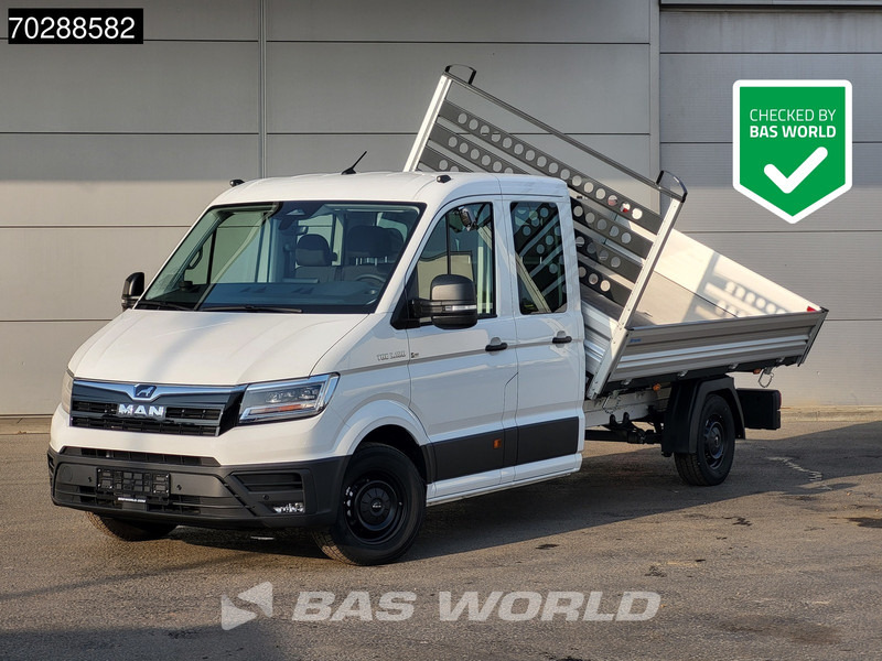 MAN TGE 3.180 Driezijdige Kipper Automaat Dubbel Cabine 2025 Facelift 180PK Trekhaak LED Navi ACC Airco Cruise Euro6 Kipper Tippe Benne Kieper - Комби кипер: слика 1 MAN TGE 3.180 Driezijdige Kipper Automaat Dubbel Cabine 2025 Facelift 180PK Trekhaak LED Navi ACC Airco Cruise Euro6 Kipper Tippe Benne Kieper - Комби кипер: слика 1
