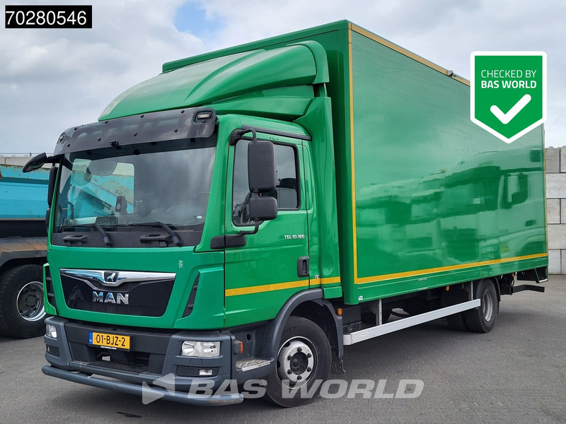 MAN TGL 10.180 4X2 NL-Truck 10tons Automatic Ladebordwand Euro 6 - Камион сандучар: слика 1 MAN TGL 10.180 4X2 NL-Truck 10tons Automatic Ladebordwand Euro 6 - Камион сандучар: слика 1