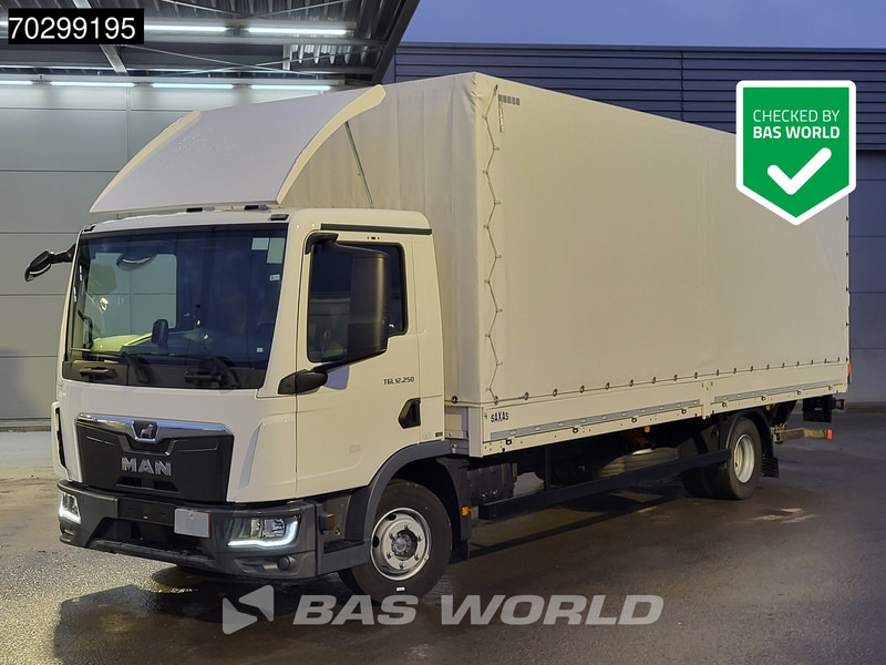 MAN TGL 12.250 4X2 Low Mileage! 12tonner 1500kg Ladebordwand Automatic Euro 6 - Камион со церада: слика 1 MAN TGL 12.250 4X2 Low Mileage! 12tonner 1500kg Ladebordwand Automatic Euro 6 - Камион со церада: слика 1