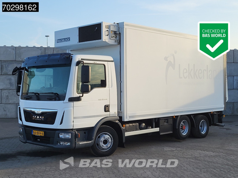 MAN TGL 12.250 6X2 NL-Truck 1500kg Ladebordwand Frigoblock FK13 Lift-Axle Automatic Euro 6 - Камион ладилник: слика 1 MAN TGL 12.250 6X2 NL-Truck 1500kg Ladebordwand Frigoblock FK13 Lift-Axle Automatic Euro 6 - Камион ладилник: слика 1