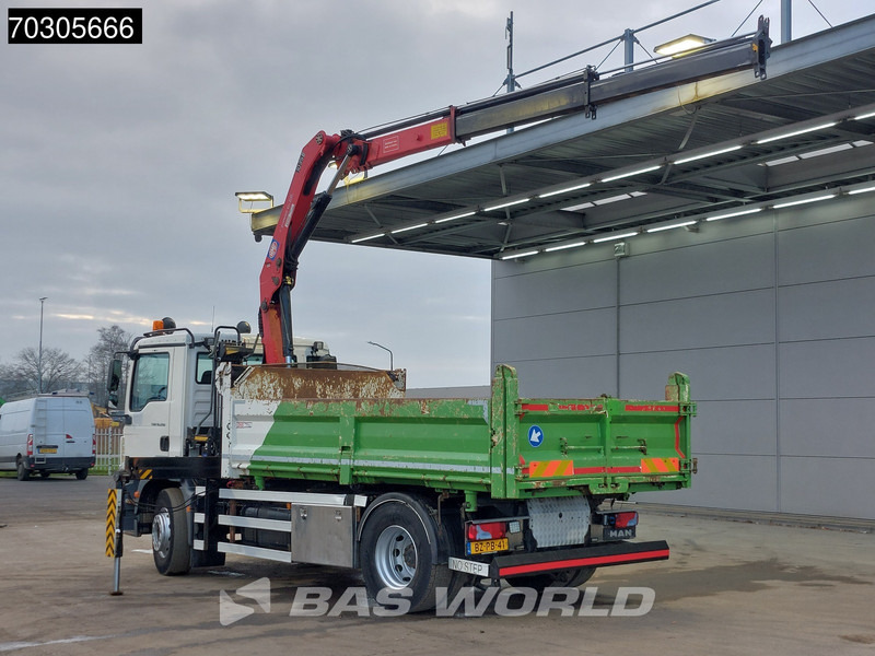 MAN TGM 18.290 4X2 HMF1035-K2 Crane Kran 6m3 3-side tipper Automatic Euro 5 - Кипер, Камион со кран: слика 2 MAN TGM 18.290 4X2 HMF1035-K2 Crane Kran 6m3 3-side tipper Automatic Euro 5 - Кипер, Камион со кран: слика 2