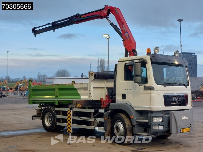 MAN TGM 18.290 4X2 HMF1035-K2 Crane Kran 6m3 3-side tipper Automatic Euro 5 - Кипер, Камион со кран: слика 3 MAN TGM 18.290 4X2 HMF1035-K2 Crane Kran 6m3 3-side tipper Automatic Euro 5 - Кипер, Камион со кран: слика 3