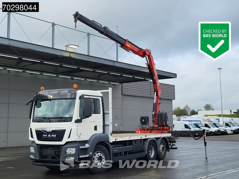 MAN TGS 26.360 6X2 Fassi F135A.0.22 Lift-Axle Euro 6 - Камион со платформа, Камион со кран: слика 1 MAN TGS 26.360 6X2 Fassi F135A.0.22 Lift-Axle Euro 6 - Камион со платформа, Камион со кран: слика 1