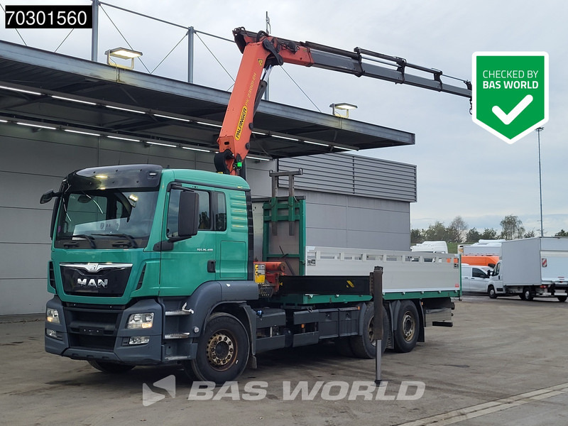 MAN TGS 26.400 6X2 Palfinger PK23001 EH Crane Kran Remote Retarder Euro 6 - Камион со платформа, Камион со кран: слика 1 MAN TGS 26.400 6X2 Palfinger PK23001 EH Crane Kran Remote Retarder Euro 6 - Камион со платформа, Камион со кран: слика 1