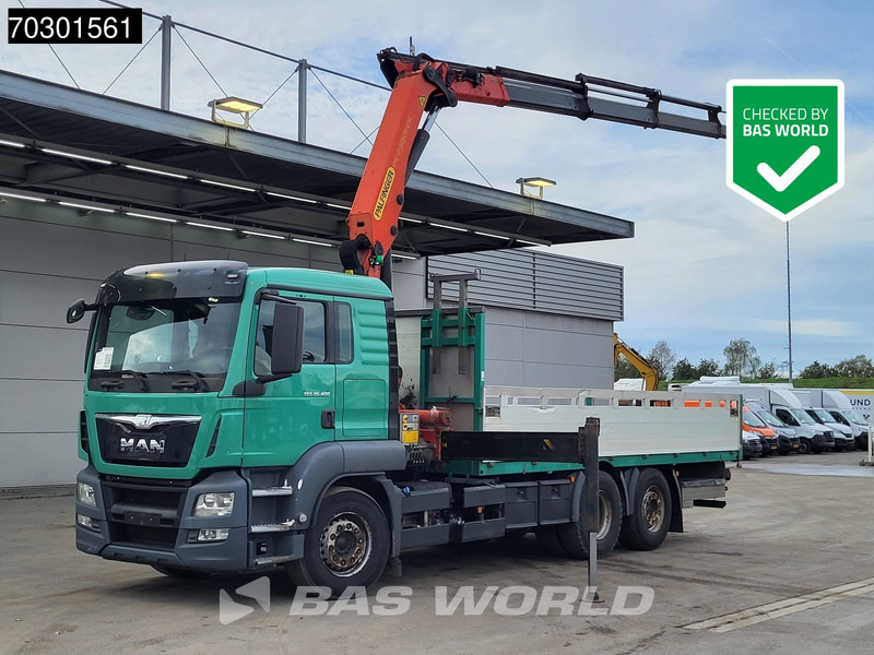 MAN TGS 26.400 6X2 Palfinger PK23001 EH Crane Kran Remote Retarder Euro 6 - Камион со платформа, Камион со кран: слика 1 MAN TGS 26.400 6X2 Palfinger PK23001 EH Crane Kran Remote Retarder Euro 6 - Камион со платформа, Камион со кран: слика 1