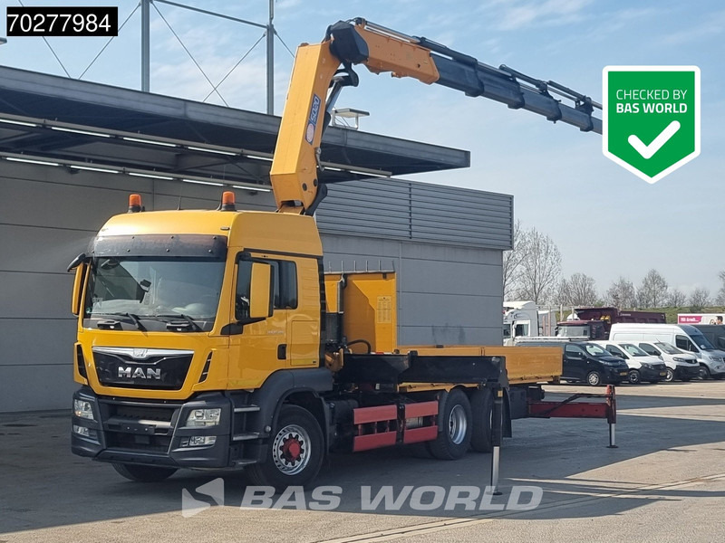 MAN TGS 26.480 6X4 HMF 5020 K6 Crane Kran 6x2H4 Hydrodrive Euro 6 - Камион со платформа, Камион со кран: слика 1 MAN TGS 26.480 6X4 HMF 5020 K6 Crane Kran 6x2H4 Hydrodrive Euro 6 - Камион со платформа, Камион со кран: слика 1