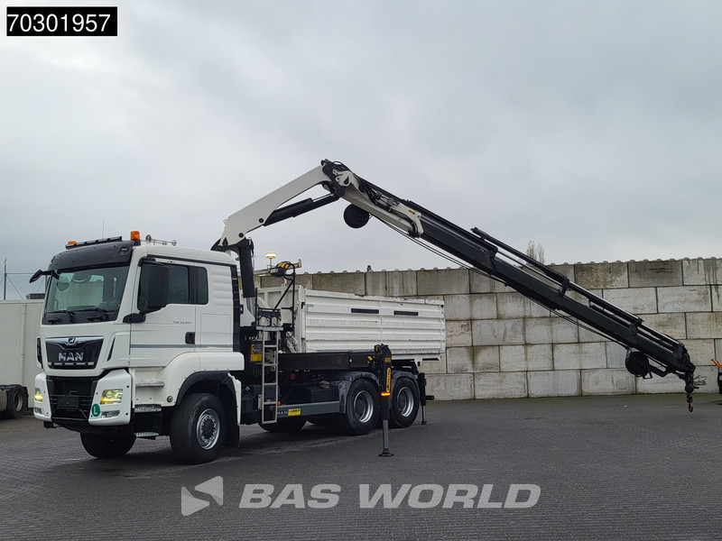 MAN TGS 33.420 6X6 Palfinger PK33002 EH Crane 12m3 tipper Manual Retarder Big-Axle Euro 6 - Кипер, Камион со кран: слика 2 MAN TGS 33.420 6X6 Palfinger PK33002 EH Crane 12m3 tipper Manual Retarder Big-Axle Euro 6 - Кипер, Камион со кран: слика 2