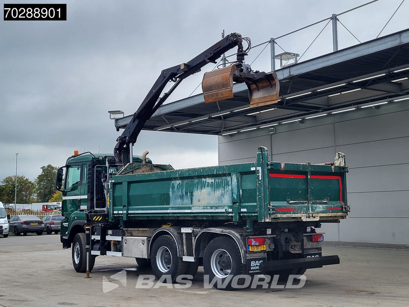 MAN TGS 33.440 TGS 6X6 NL-Truck 12m3 Jansen Tipper HMF 1643 Crane Steering-Axle Big-Axle Automatic Euro 6 - Кипер, Камион со кран: слика 2 MAN TGS 33.440 TGS 6X6 NL-Truck 12m3 Jansen Tipper HMF 1643 Crane Steering-Axle Big-Axle Automatic Euro 6 - Кипер, Камион со кран: слика 2