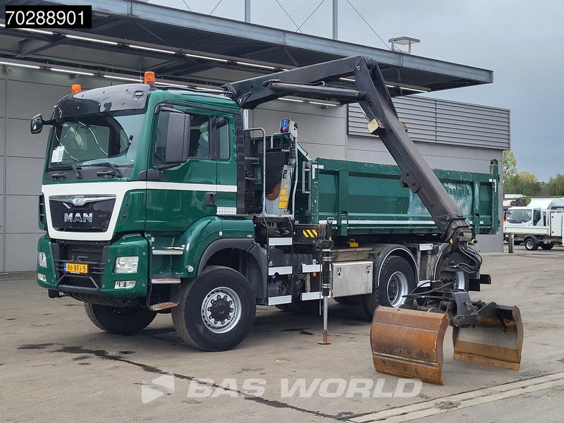 MAN TGS 33.440 TGS 6X6 NL-Truck 12m3 Jansen Tipper HMF 1643 Crane Steering-Axle Big-Axle Automatic Euro 6 - Кипер, Камион со кран: слика 5 MAN TGS 33.440 TGS 6X6 NL-Truck 12m3 Jansen Tipper HMF 1643 Crane Steering-Axle Big-Axle Automatic Euro 6 - Кипер, Камион со кран: слика 5