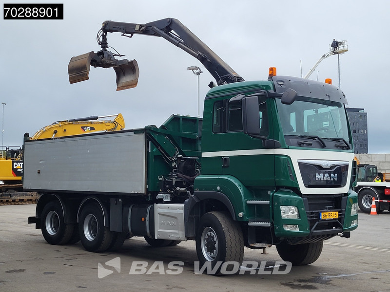 MAN TGS 33.440 TGS 6X6 NL-Truck 12m3 Jansen Tipper HMF 1643 Crane Steering-Axle Big-Axle Automatic Euro 6 - Кипер, Камион со кран: слика 3 MAN TGS 33.440 TGS 6X6 NL-Truck 12m3 Jansen Tipper HMF 1643 Crane Steering-Axle Big-Axle Automatic Euro 6 - Кипер, Камион со кран: слика 3