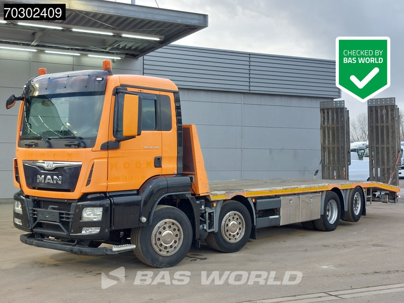 MAN TGS 35.400 8X2 Machine transporter Hydraulic Ramps Winch Lift+Steering Axle Euro 6 - Автотранспортен камион: слика 1 MAN TGS 35.400 8X2 Machine transporter Hydraulic Ramps Winch Lift+Steering Axle Euro 6 - Автотранспортен камион: слика 1