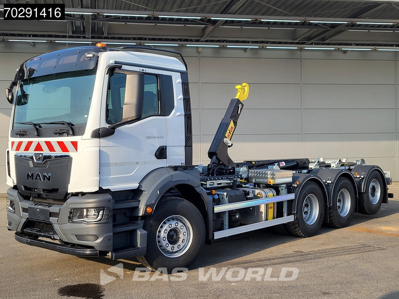 MAN TGS 35.470 8X4 NEW! HYVA 26-62 SKZ hooklift Lift+steering Axle Automatic Euro 6 - Камион со кука за подигање: слика 3 MAN TGS 35.470 8X4 NEW! HYVA 26-62 SKZ hooklift Lift+steering Axle Automatic Euro 6 - Камион со кука за подигање: слика 3