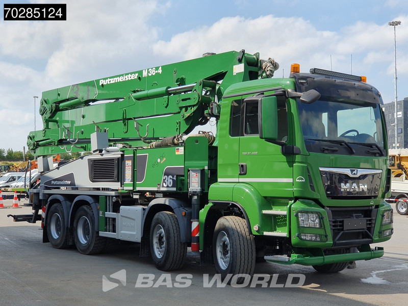 MAN TGS 37.460 8X4 Putzmeister M36-4 Pump Manual Big-Axle Steelsuspension Navi Euro 6 - Камион со бетонска пумпа: слика 3 MAN TGS 37.460 8X4 Putzmeister M36-4 Pump Manual Big-Axle Steelsuspension Navi Euro 6 - Камион со бетонска пумпа: слика 3