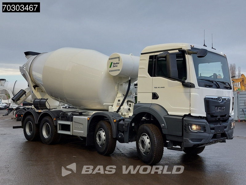MAN TGS 41.440 8X4 NEW! 12m3 Stetter Mixer Big-Axle Steelsuspension Automatic Euro 6 - Камион миксер за бетон: слика 3 MAN TGS 41.440 8X4 NEW! 12m3 Stetter Mixer Big-Axle Steelsuspension Automatic Euro 6 - Камион миксер за бетон: слика 3