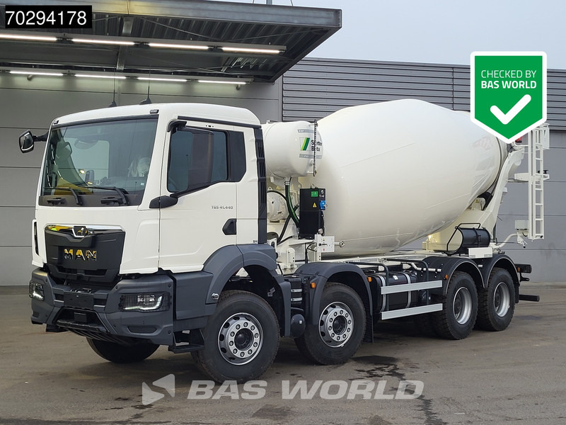 MAN TGS 41.440 8X4 NEW! 12m3 Stetter concrete mixer Big-Axle Steelsuspension Euro 6 - Камион миксер за бетон: слика 1 MAN TGS 41.440 8X4 NEW! 12m3 Stetter concrete mixer Big-Axle Steelsuspension Euro 6 - Камион миксер за бетон: слика 1