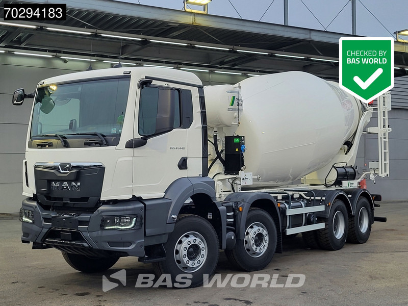 MAN TGS 41.440 8X4 New! 12m3 Stetter Mixer Big-Axle Steelsuspension Automatic Euro 6 - Камион миксер за бетон: слика 1 MAN TGS 41.440 8X4 New! 12m3 Stetter Mixer Big-Axle Steelsuspension Automatic Euro 6 - Камион миксер за бетон: слика 1