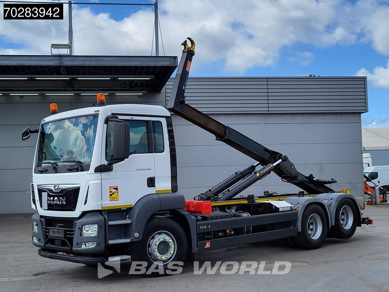 MAN TGX 28.460 6X2 20tons Marrel hooklift Lift axle Automatic Euro 6 - Камион со кука за подигање: слика 2 MAN TGX 28.460 6X2 20tons Marrel hooklift Lift axle Automatic Euro 6 - Камион со кука за подигање: слика 2