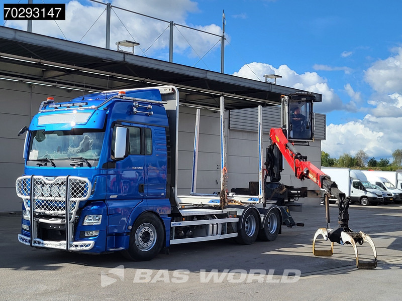 MAN TGX 33.580 TGX 6X4 XLX Palfinger M12L83 Retarder Navi Xenon Euro 6 - Камион за дрва, Камион со кран: слика 5 MAN TGX 33.580 TGX 6X4 XLX Palfinger M12L83 Retarder Navi Xenon Euro 6 - Камион за дрва, Камион со кран: слика 5