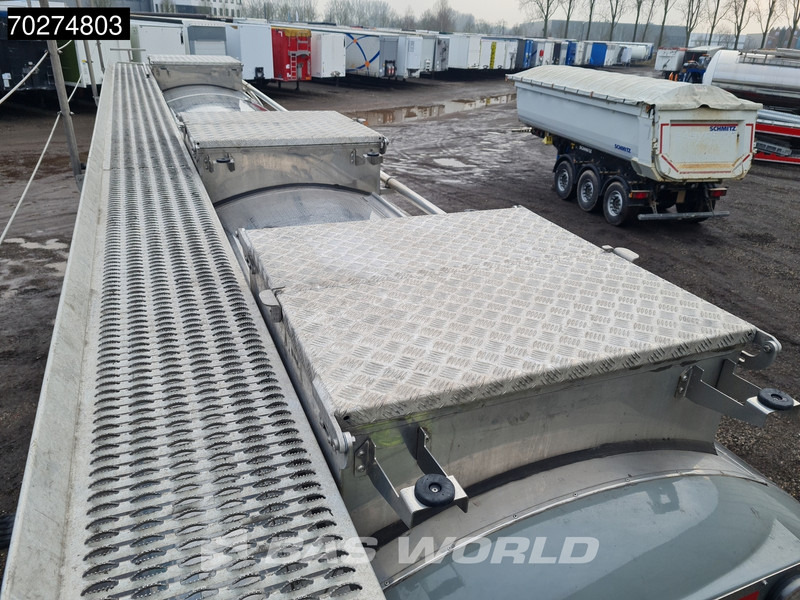 Полуприколка цистерна за транспорт на храна Magyar SR A1 Food 2 comp Inox steel Liftachse: слика 8 Полуприколка цистерна за транспорт на храна Magyar SR A1 Food 2 comp Inox steel Liftachse: слика 8