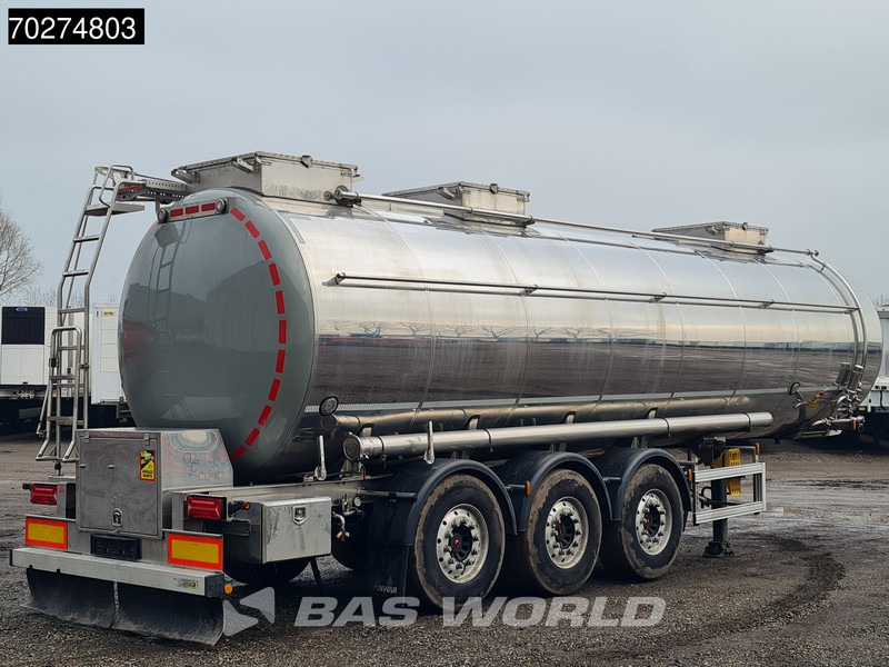 Полуприколка цистерна за транспорт на храна Magyar SR A1 Food 2 comp Inox steel Liftachse: слика 7 Полуприколка цистерна за транспорт на храна Magyar SR A1 Food 2 comp Inox steel Liftachse: слика 7
