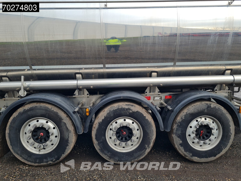 Полуприколка цистерна за транспорт на храна Magyar SR A1 Food 2 comp Inox steel Liftachse: слика 17 Полуприколка цистерна за транспорт на храна Magyar SR A1 Food 2 comp Inox steel Liftachse: слика 17