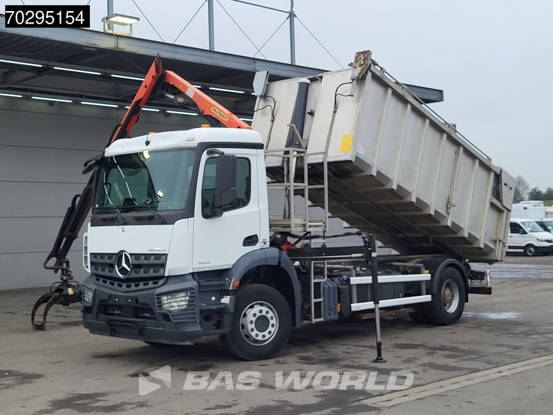 Mercedes-Benz Actros 1833 4X2 Palfinger PK7.501 SLD Kran Crane 17m3 tipper Big-Axle Euro 6 - Кипер, Камион со кран: слика 5 Mercedes-Benz Actros 1833 4X2 Palfinger PK7.501 SLD Kran Crane 17m3 tipper Big-Axle Euro 6 - Кипер, Камион со кран: слика 5