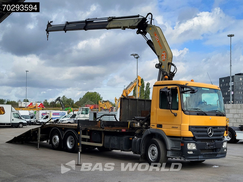 Mercedes-Benz Actros 2532 6X2 PM 30 T/M Crane Winch Remote Lift+Steering Axle 3-Pedals - Камион со платформа, Камион со кран: слика 3 Mercedes-Benz Actros 2532 6X2 PM 30 T/M Crane Winch Remote Lift+Steering Axle 3-Pedals - Камион со платформа, Камион со кран: слика 3
