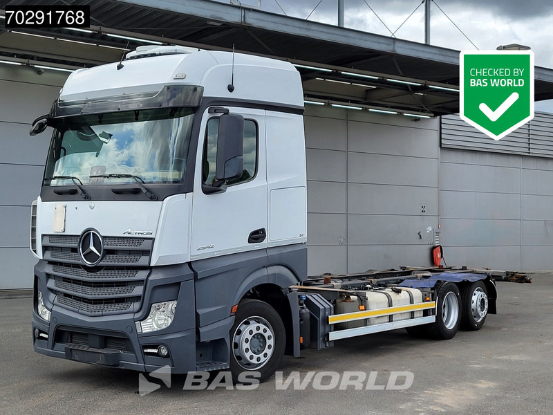 Mercedes-Benz Actros 2542 Actros 6X2 BDF Full air suspension BigSpace Standklima Automatic Euro 6 - Транспортер на контејнер/ Камион со променливо тело: слика 1 Mercedes-Benz Actros 2542 Actros 6X2 BDF Full air suspension BigSpace Standklima Automatic Euro 6 - Транспортер на контејнер/ Камион со променливо тело: слика 1