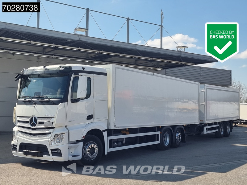 Mercedes-Benz Actros 2543 6X2 Combi Retarder ACC Navi Ladebordwand 360°camera Euro 6 - Камион сандучар: слика 1 Mercedes-Benz Actros 2543 6X2 Combi Retarder ACC Navi Ladebordwand 360°camera Euro 6 - Камион сандучар: слика 1