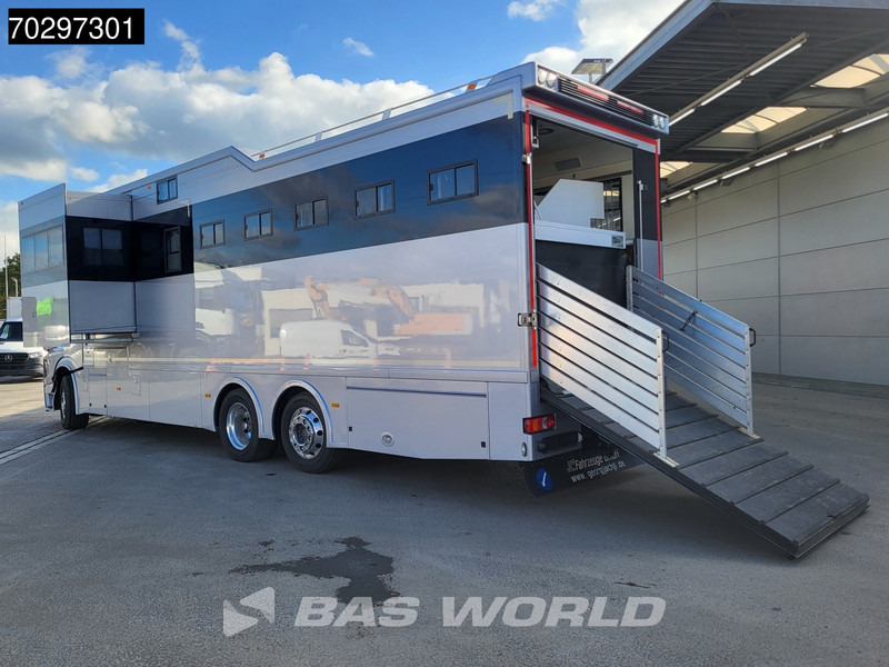 Mercedes-Benz Actros 2551 6X2 Pferdetransport Horse truck + Living Standairco Navi ACC Automatic Euro 6 - Камион за коњи: слика 2 Mercedes-Benz Actros 2551 6X2 Pferdetransport Horse truck + Living Standairco Navi ACC Automatic Euro 6 - Камион за коњи: слика 2