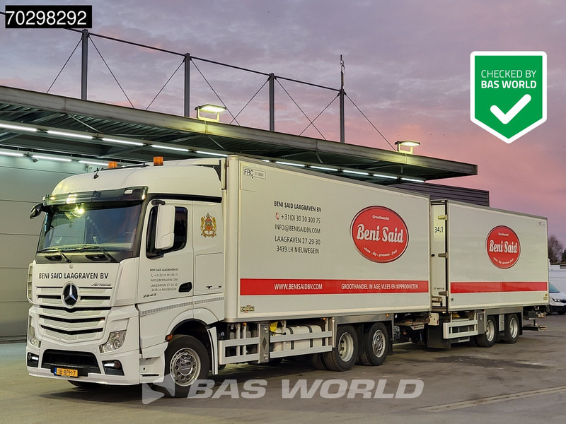 Mercedes-Benz Actros 2643 6X2 NL-Combi Frigoblock FB-FIL2 2tons Ladebordwand Retarder Automatic Xenon - Камион ладилник: слика 1 Mercedes-Benz Actros 2643 6X2 NL-Combi Frigoblock FB-FIL2 2tons Ladebordwand Retarder Automatic Xenon - Камион ладилник: слика 1