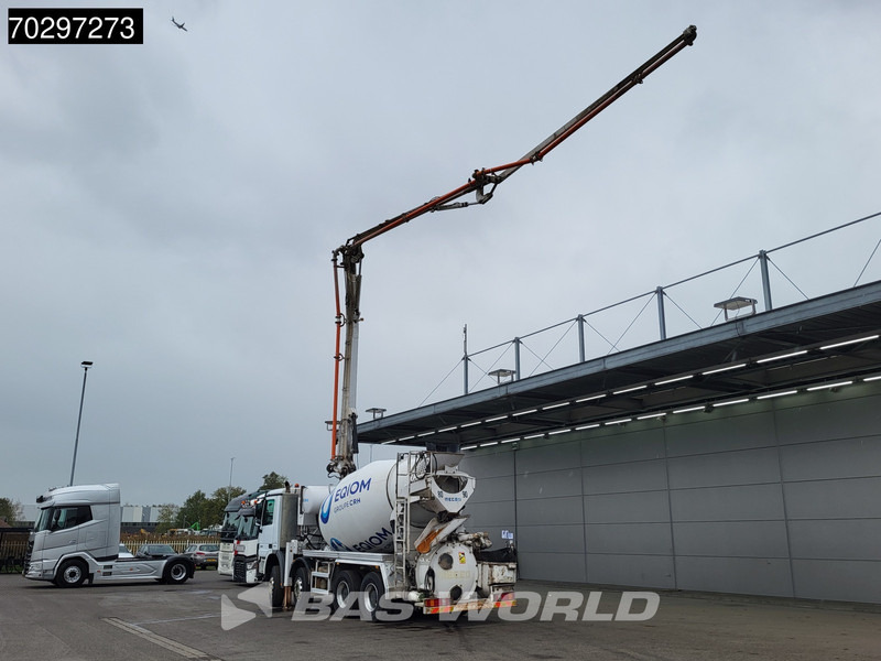 Mercedes-Benz Actros 3241 8X4 7m3 Mecbo Mixer Big-Axle Steelsuspension Pompe+Mixer Euro 5 - Камион со бетонска пумпа: слика 2 Mercedes-Benz Actros 3241 8X4 7m3 Mecbo Mixer Big-Axle Steelsuspension Pompe+Mixer Euro 5 - Камион со бетонска пумпа: слика 2