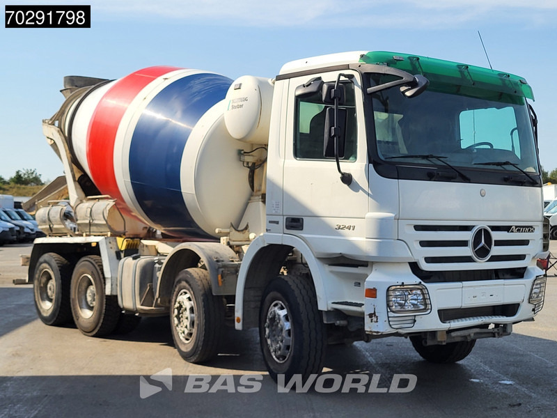 Mercedes-Benz Actros 3241 8X4 9m3 Stetter Mixer Big-Axle Steelsuspension Retarder Euro 5 - Камион миксер за бетон: слика 3 Mercedes-Benz Actros 3241 8X4 9m3 Stetter Mixer Big-Axle Steelsuspension Retarder Euro 5 - Камион миксер за бетон: слика 3